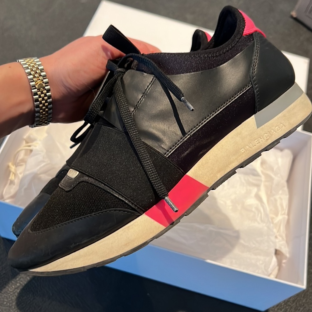 Balenciaga sneakers black pink US 10 EU 40